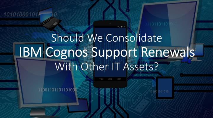 Should We Consolidate IBM Cognos Support Renewals with Other IT Assets?