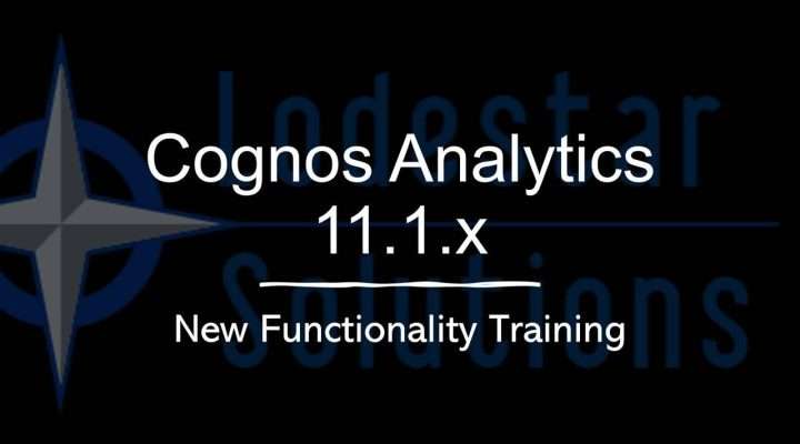 Cognos Analytics Online Training