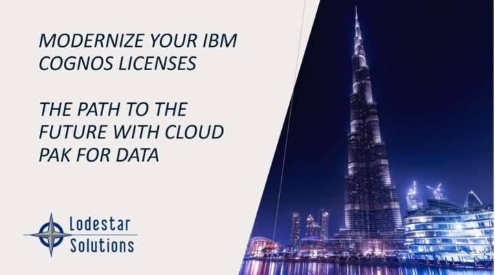 Modernize my Cognos Licenses with IBM Cloud Pak for Data