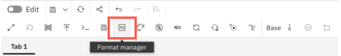 New Format Manager for Cube Views New Format Manager for Cube Views