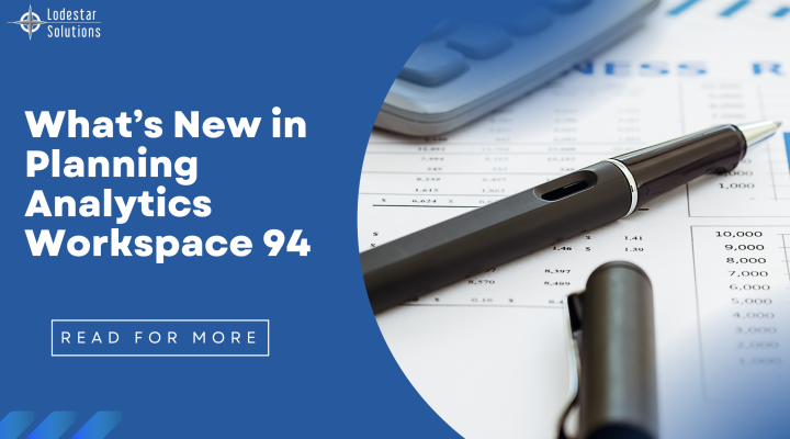 What’s New in Planning Analytics Workspace 94