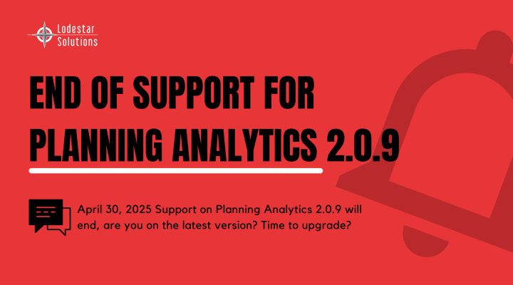 End of Support for Planning Analytics 2.0.9