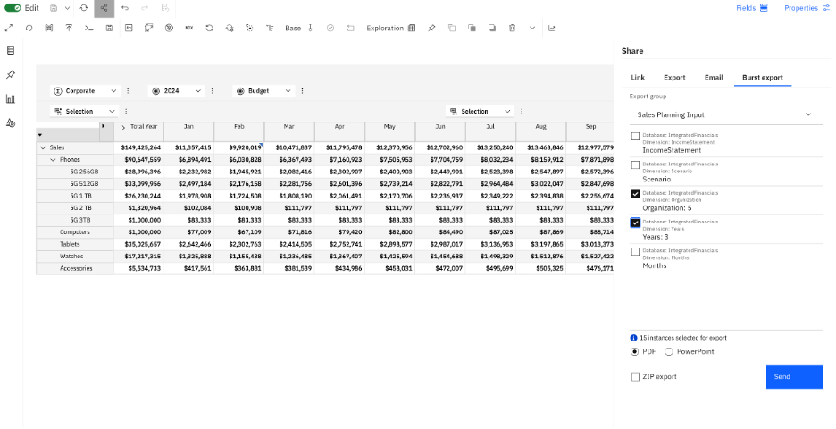 Burst Reporting in PAW 2.1.5 Burst Reporting in PAW 2.1.5