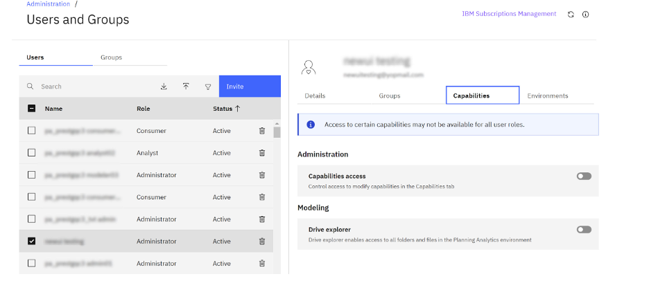Manage User Capabilities (Cloud Only) – in PAW 2.1.5 Manage User Capabilities (Cloud Only) – in PAW 2.1.5