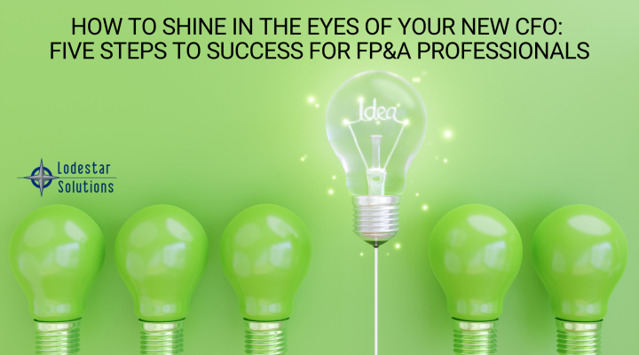 How to Shine in the Eyes of Your New CFO Five Steps to Success for FP&A Professionals
