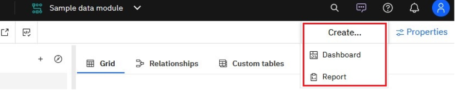 Create Report Directly in Data Modules in CA 12.0.4